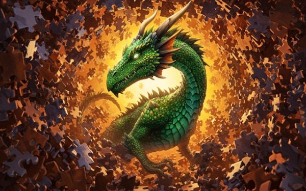 Fantasy Reptile Tile Assembly