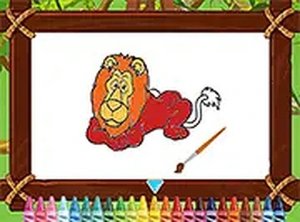 Funky Animals Coloring Online Game