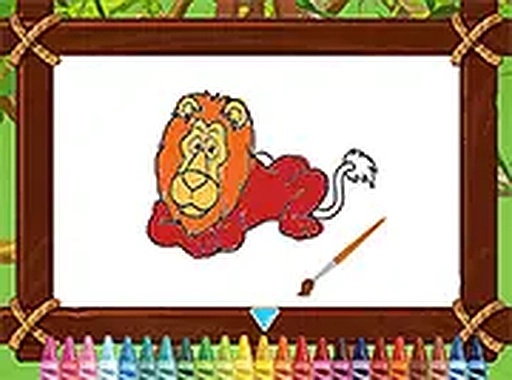 Funky Animals Coloring Online Game