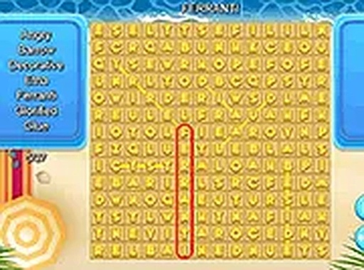 Search the Sands Word Search Puzzle