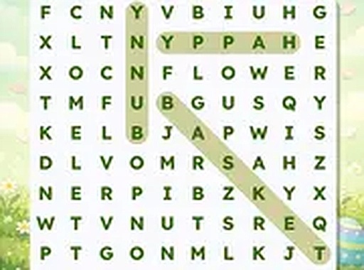 Word Search Universe Easter Online Puzzle Game