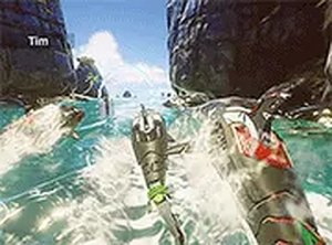 Shark Ships Racing Game