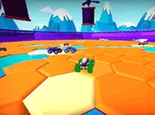 Fall Cars Hexagon Online Game