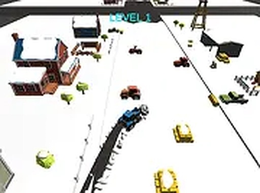 Clean Road: Snow Plow Truck Game